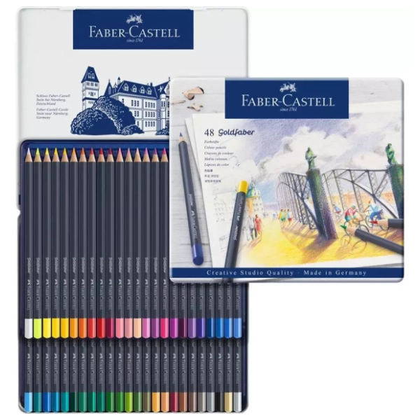 Drvene boje FABER CASTELL goldfaber 48kom