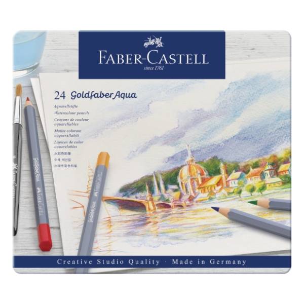 Drvene boje FABER CASTELL goldfaber aqua 24kom
