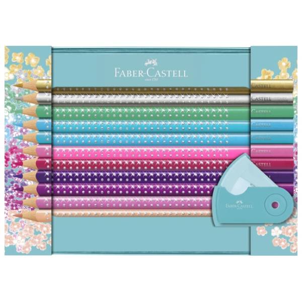 Drvene boje FABER CASTELL sparkle 20kom