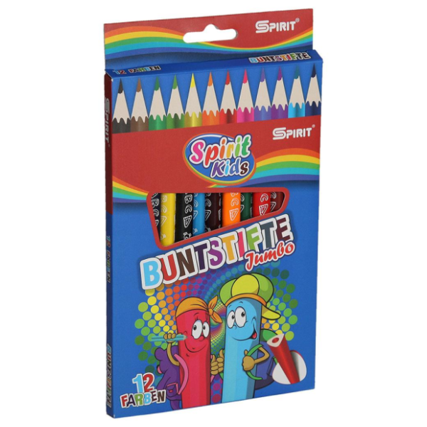 Drvene boje SPIRIT jumbo 12kom