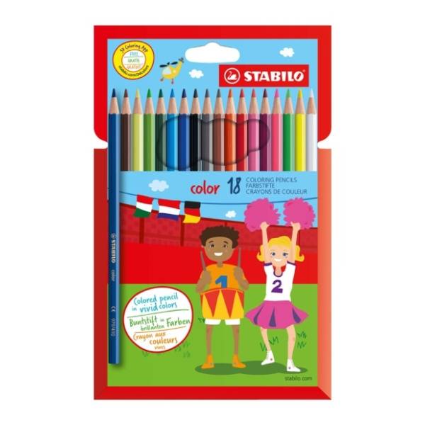Drvene boje STABILO 18kom