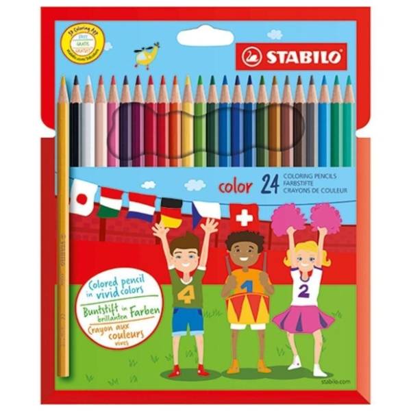Drvene boje STABILO color 24kom