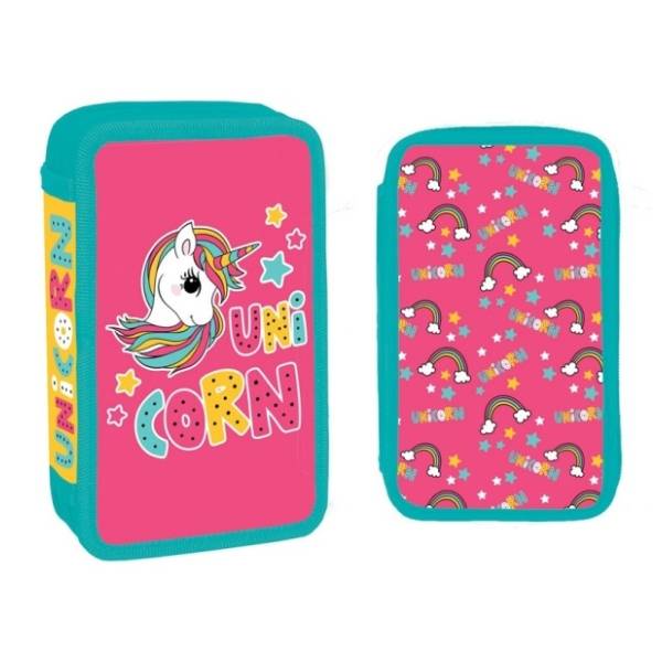 Dvodelna pernica S-COOL Unicorn puna 