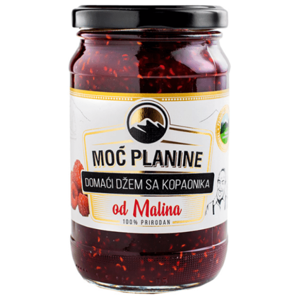 Džem MOĆ PLANINE malina 420g