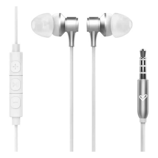 ENERGY SISTEM slušalice Metallized  Silver (M45722)