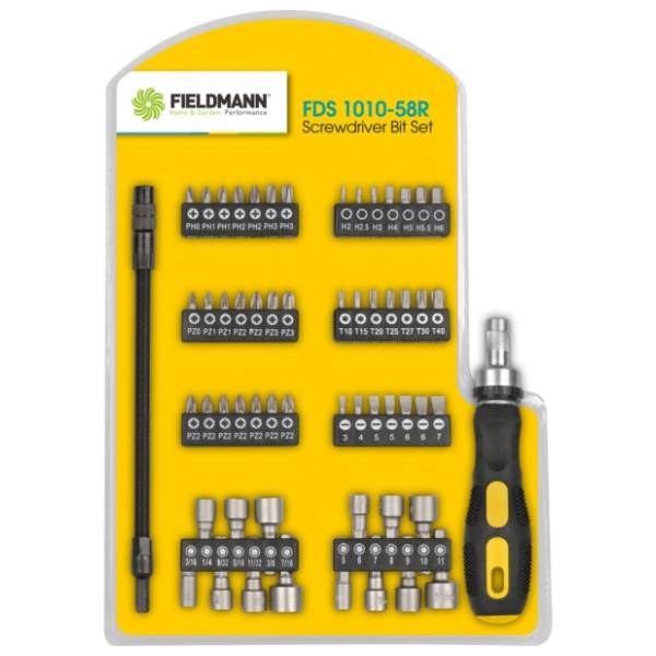 FIELDMANN FDS 1010-58R set bitova sa odvijačem