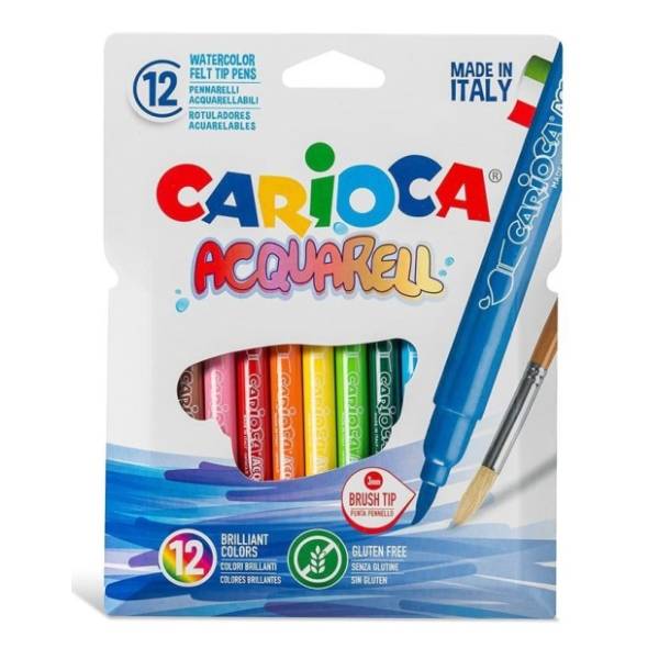 Flomasteri CARIOCA aquarell 12kom