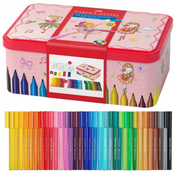 Flomasteri FABER CASTELL connector balerina set 33kom