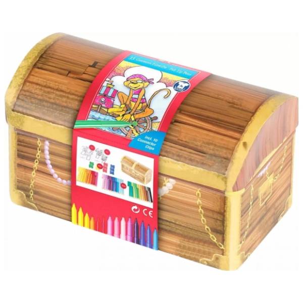 Flomasteri FABER CASTELL connector kofer sa blagom set 33kom