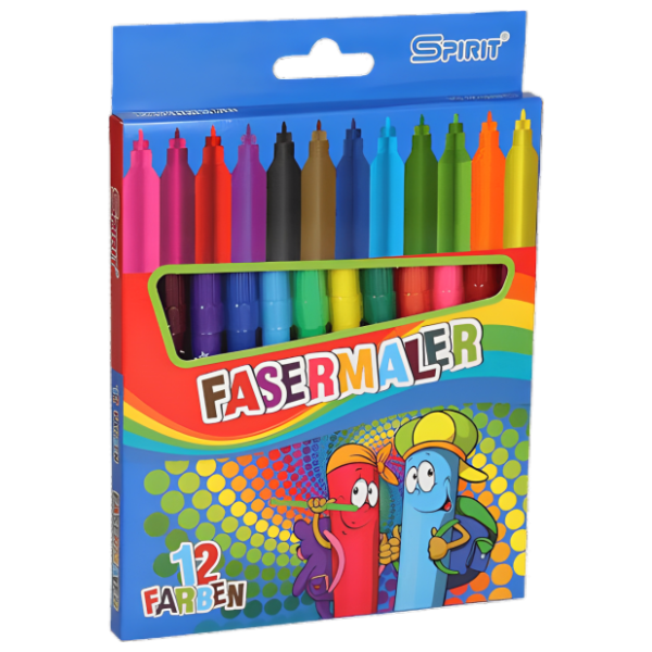 Flomasteri SPIRIT šareni 12kom