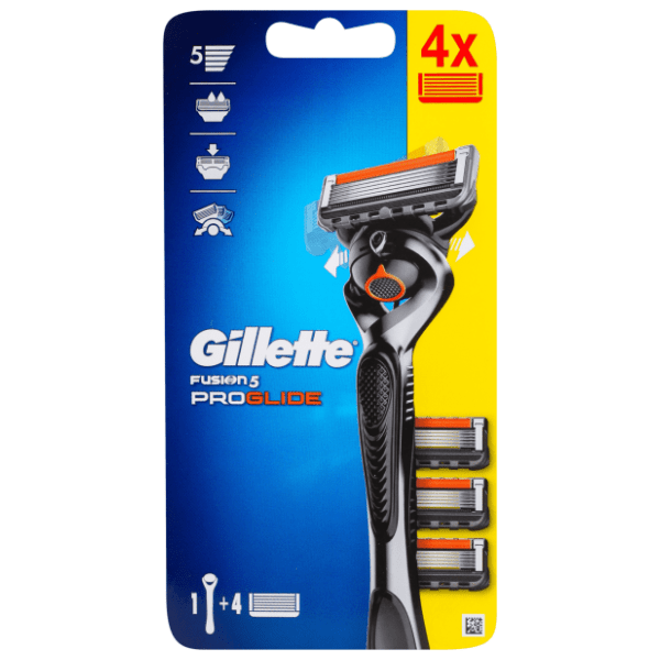 GILLETTE fusion 5 proglide brijač + 4 dopune