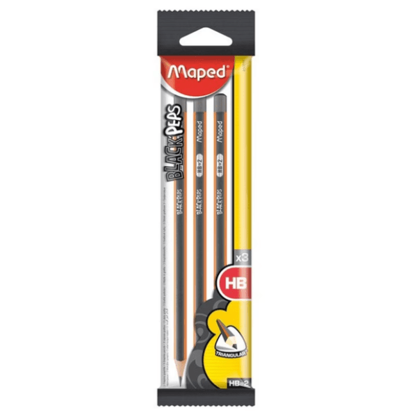 Grafitna olovka MAPED black peps HB 3kom