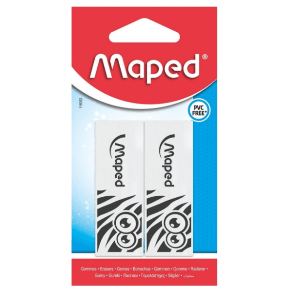 Gumica MAPED Zebra blister 2kom