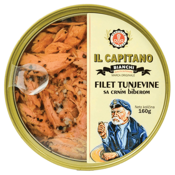 Tunjevina IL CAPITANO filet sa crnim biberom 160g