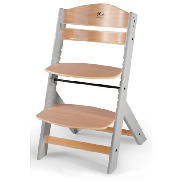KINDERKRAFT stolica za hranjenje 2u1 Enock natura + grey