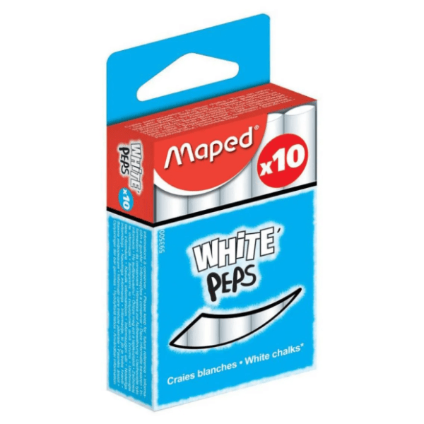 Kreda MAPED bela 10kom
