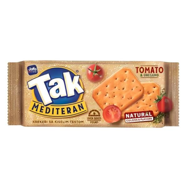 Krekeri JAFFA Tak tomato i origano 105g