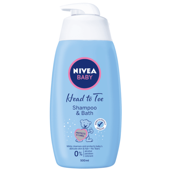 Kupka i šampon NIVEA Baby head to toe 500ml