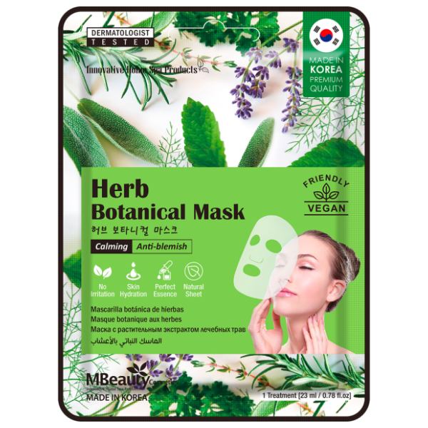 MBEAUTY botanical herb maska za lice 23ml