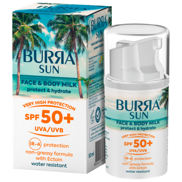 Mleko za sunčanje BURRA Sun face&body SPF50+ 50ml