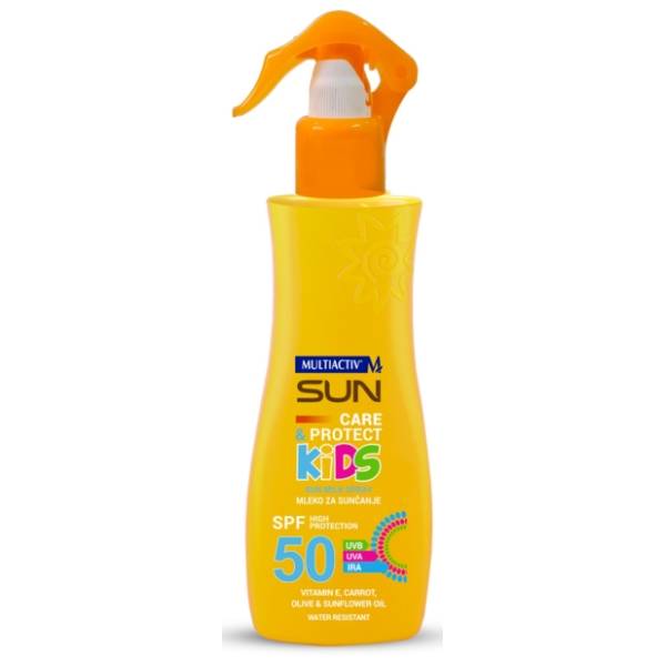 MULTIACTIV Kids sun care & protect SPF50 mleko za sunčanje u spreju 200ml