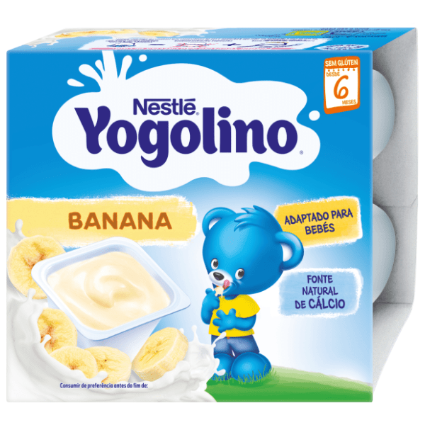 NESTLE Yogolino mlečni dezert banana 4x100g