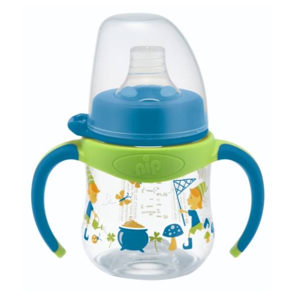 NIP flašica trening sa ručkama 150ml dečaci