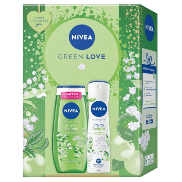 NIVEA set green love box (gel za tuširanje i dezodorans)