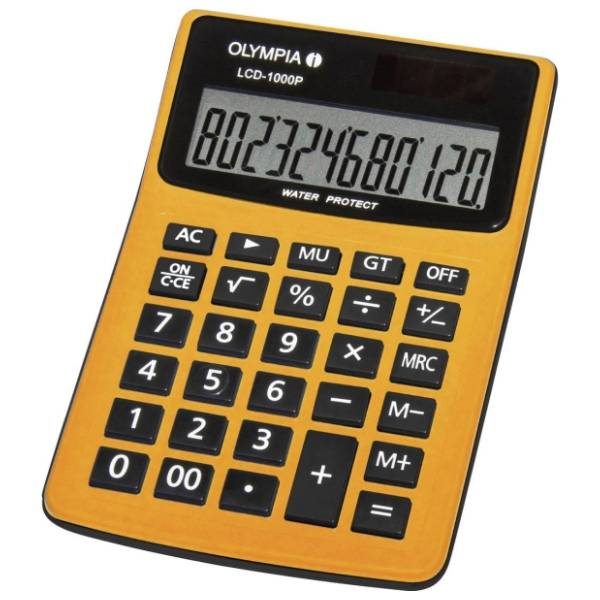 OLYMPIA kalkulator LCD 1000P vodootporni
