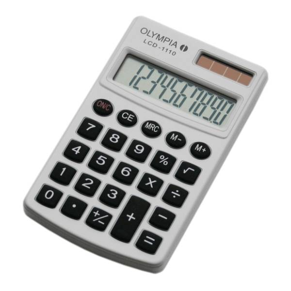 OLYMPIA kalkulator LCD 1110 srebrna
