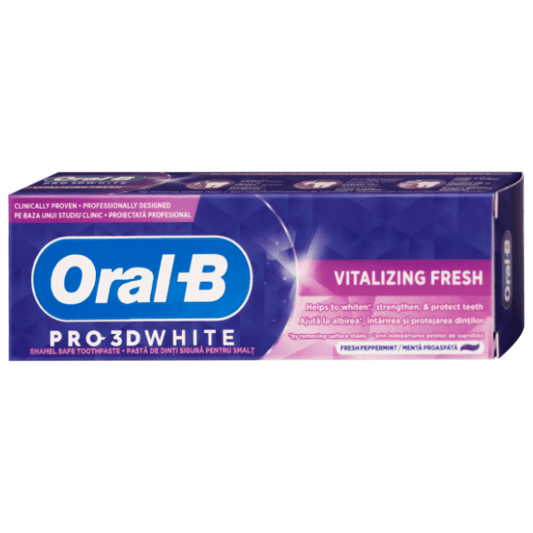Pasta za zube ORAL B pro 3D white vitalizing fresh  75ml