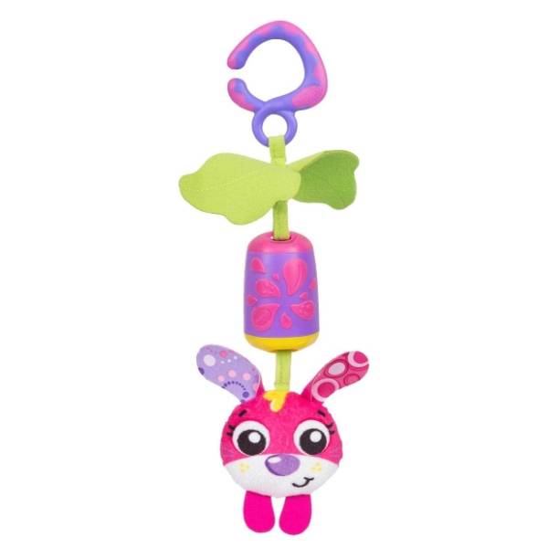 PLAYGRO igračka za kolica Zeka Smejalica roze