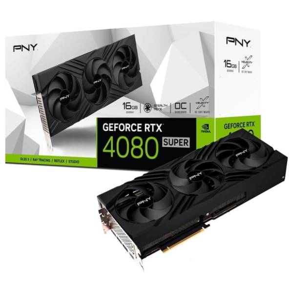 PNY nVidia GeForce RTX 4080 SUPER VERTO Overclocked Triple Fan 16GB GDDR6X 256-bit grafička kartica
