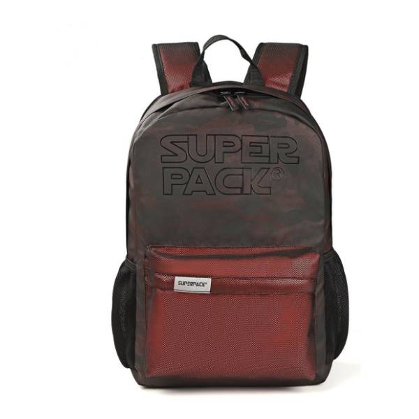 Ranac za školu S-COOL Teenage superpack bordo