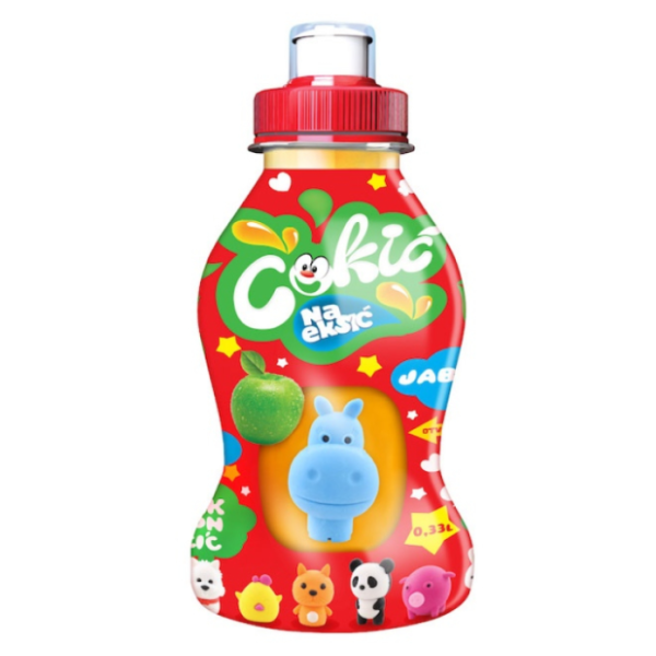 Sok NA EKS Cokić jabuka sa čašom 330ml