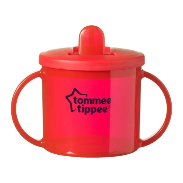 TOMMEE TIPPEE šolja Basic (4m+) 190ml crvena