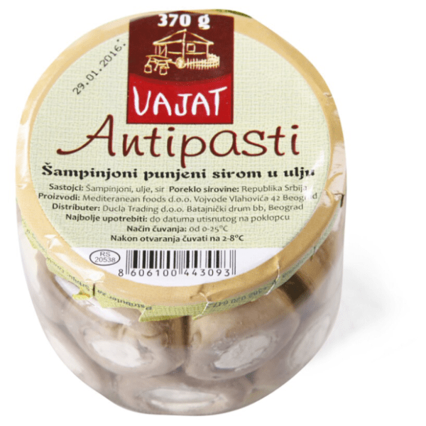 Šampinjoni VAJAT sa sirom u ulju 370g
