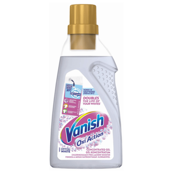 VANISH Oxi action white odstranjivač fleka 750ml