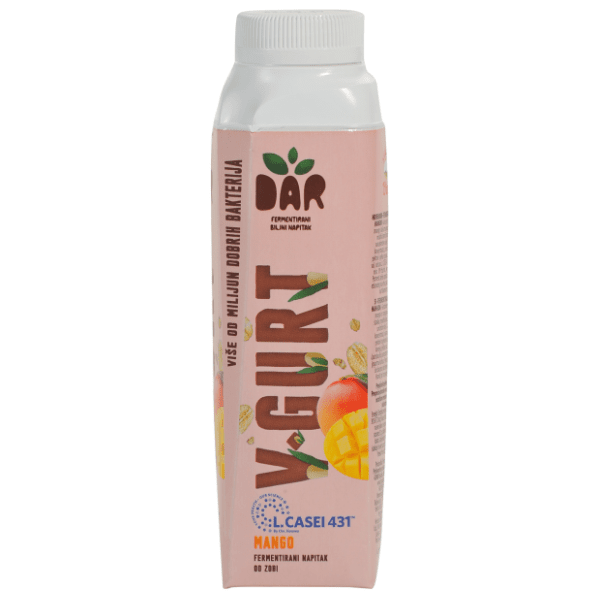 Veganski voćni jogurt DAR V-gurt mango 330g