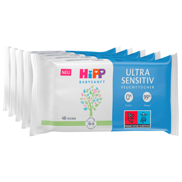  Vlažne maramice HIPP ultra sensitive 5x48kom