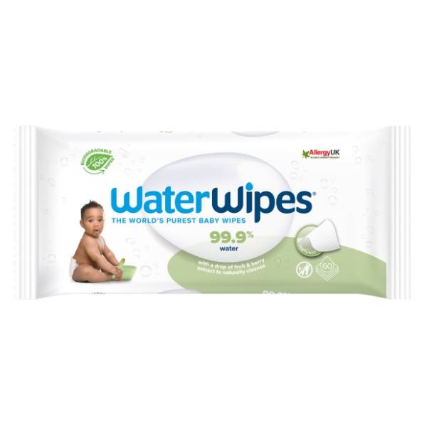 Vlažne maramice WATERWIPES soapberry 99,9% voda 60kom