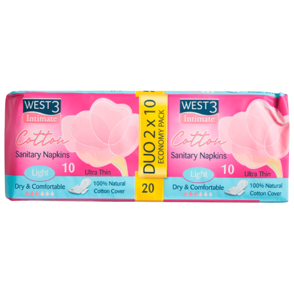 WEST 3 intimate light ulošci 2x10kom