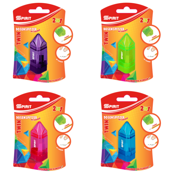 Zarezač i gumica SPIRIT Twin 1kom