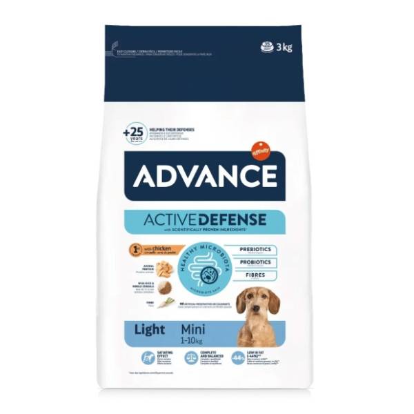 ADVANCE Mini adult light hrana za pse piletina 1,5kg