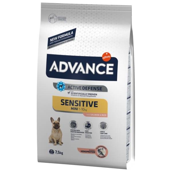 ADVANCE Sensitive hrana za odrasle pse losos i pirinač 7,5kg