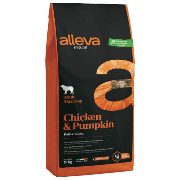 ALLEVA Natural hrana za pse piletina i bundeva 12kg