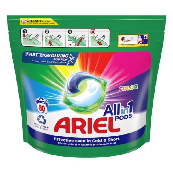 ARIEL PODS Color kapsule za veš 80kom