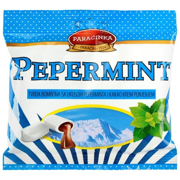 Bombone PARAĆINKA pepermint sa kakao punjenjem 100g