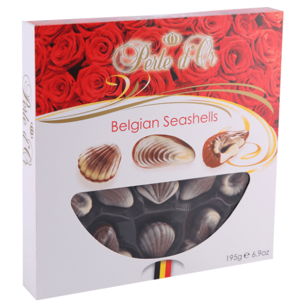 Bombonjera PERLE D'OR školjke 195g