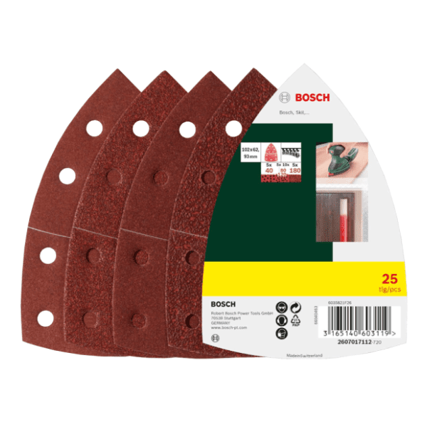 BOSCH 2607017112 set 25-delni brusnih listova za multi brusilicu